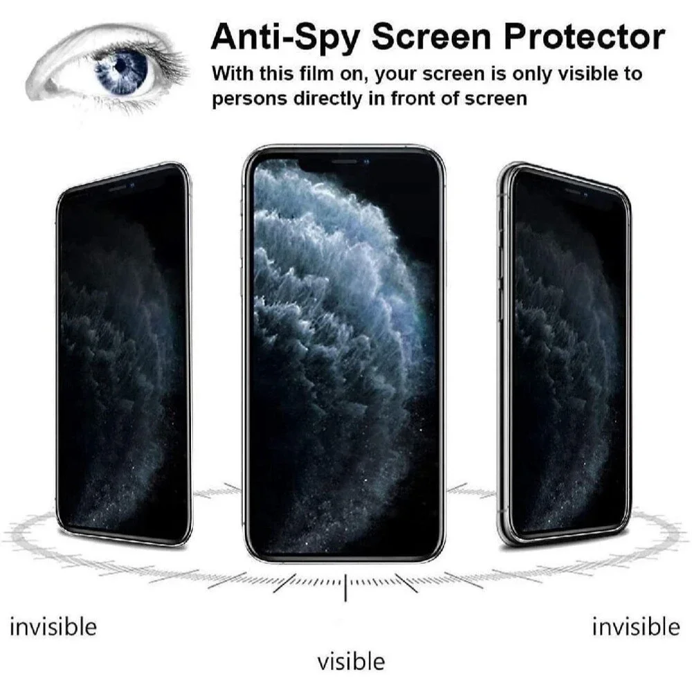 10Pack Privacy Screen Protector for iPhone 16 Pro / 17 Pro / 17 Pro Max / 17 Air